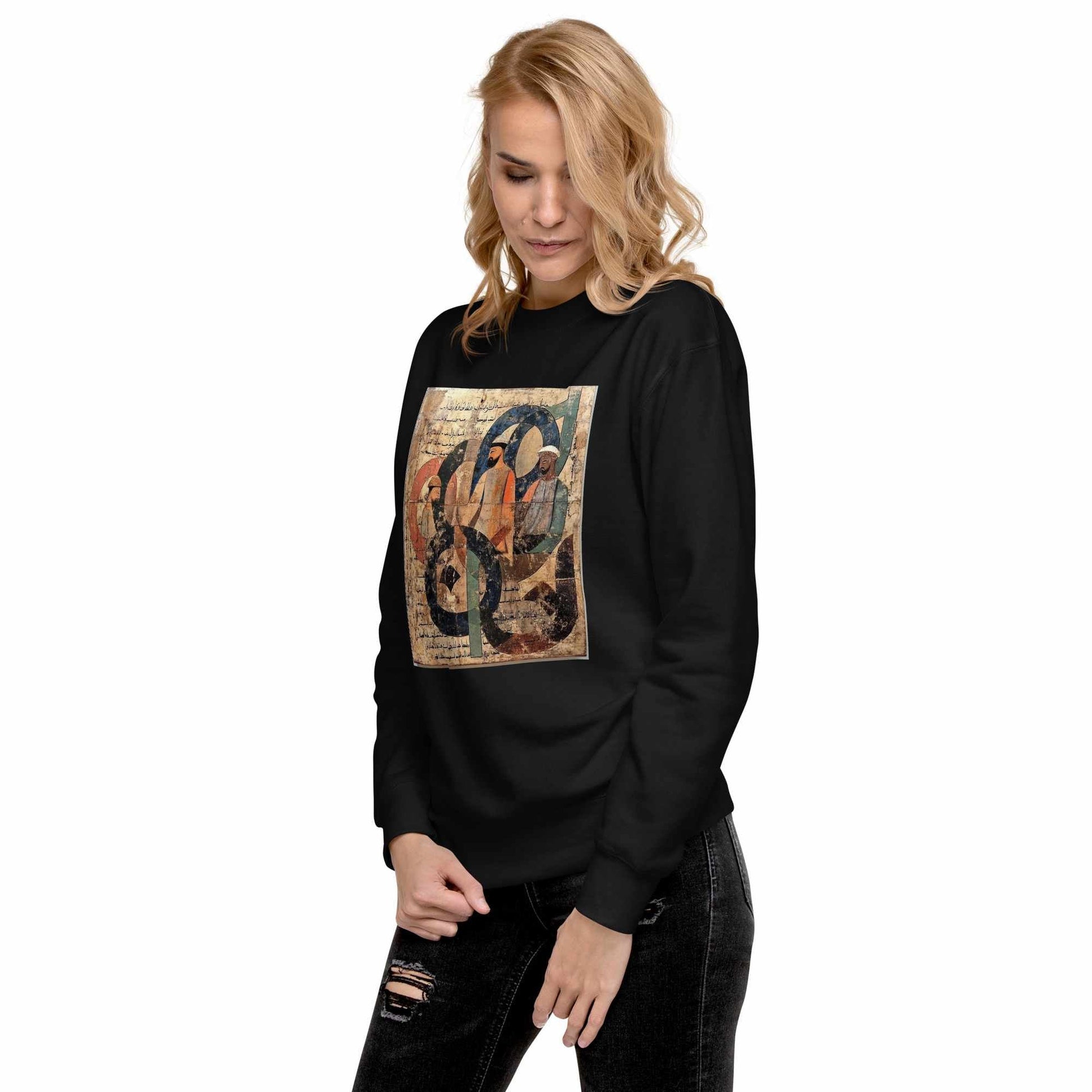 Unisex Premium Sweatshirt — Wearable Art by Ahmed Allawimy art Allawimy art Allawi