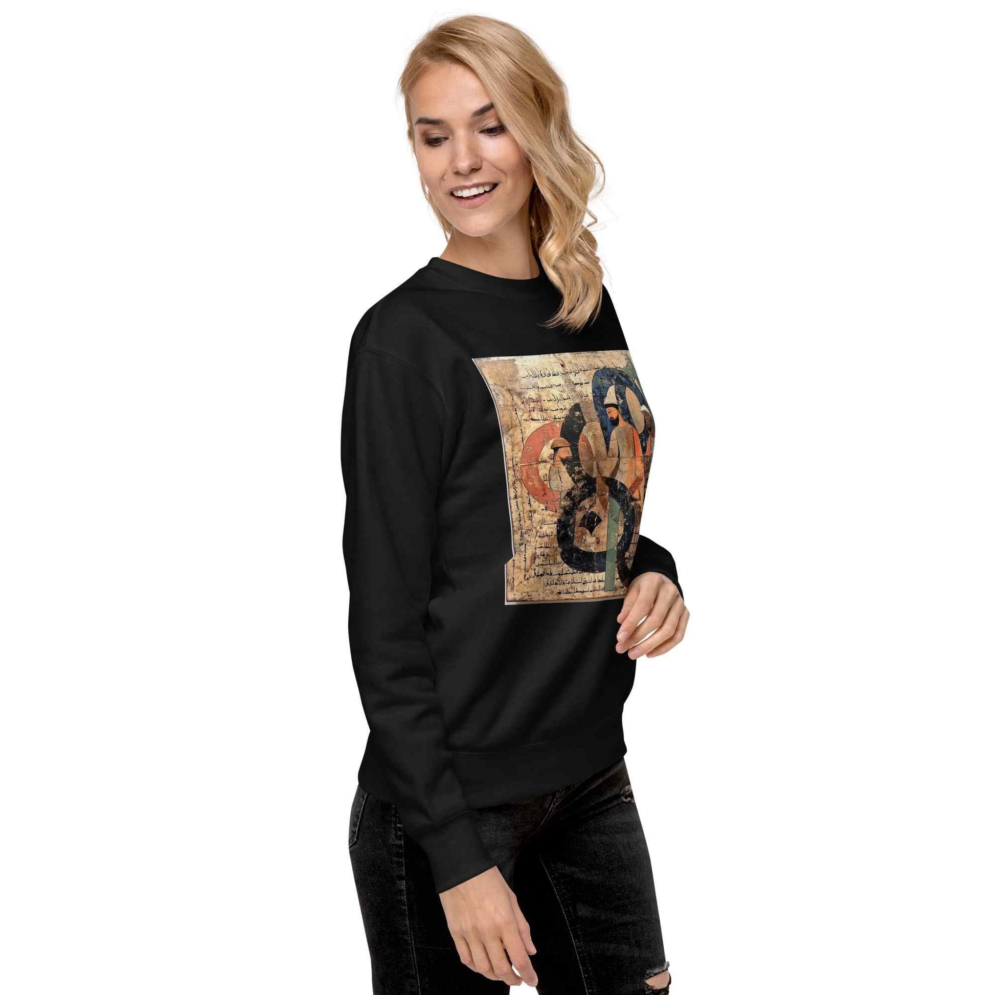 Unisex Premium Sweatshirt — Wearable Art by Ahmed Allawimy art Allawimy art Allawi
