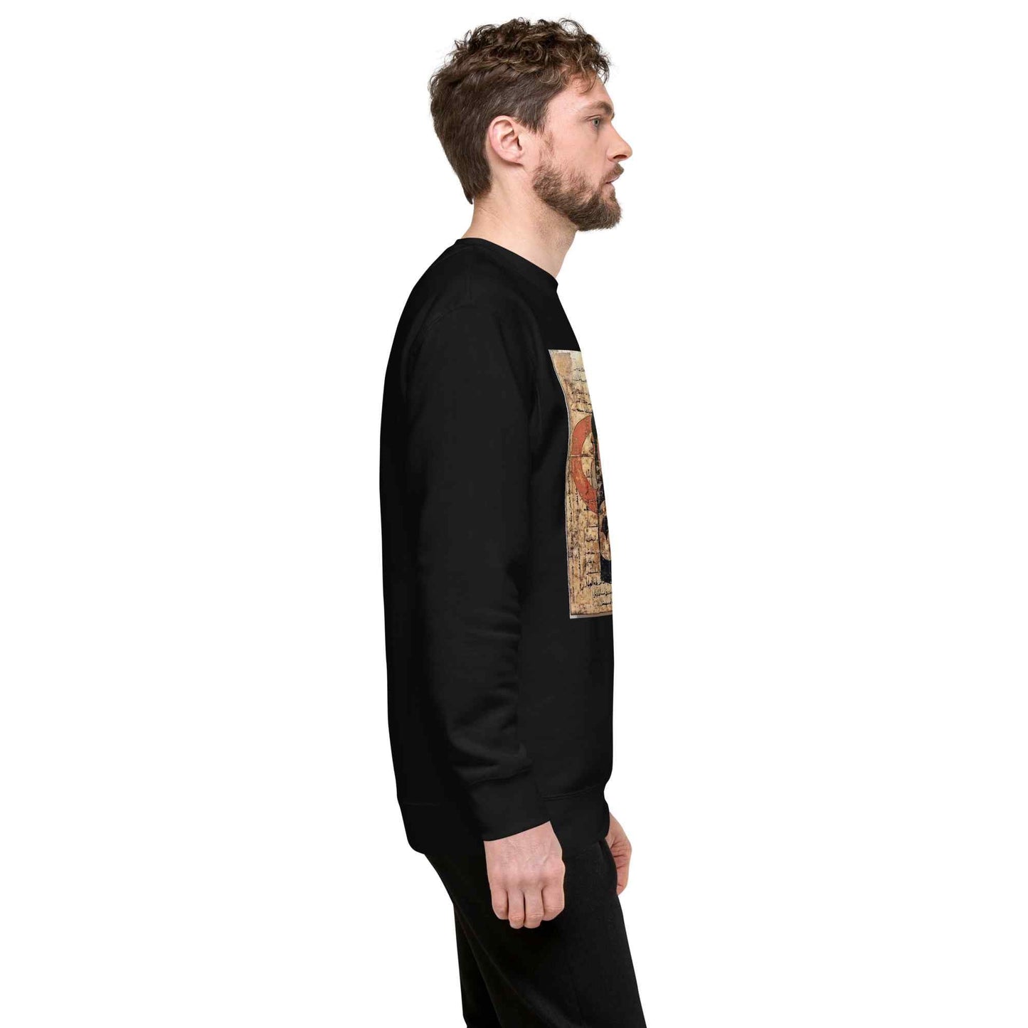 Unisex Premium Sweatshirt — Wearable Art by Ahmed Allawimy art Allawimy art Allawi
