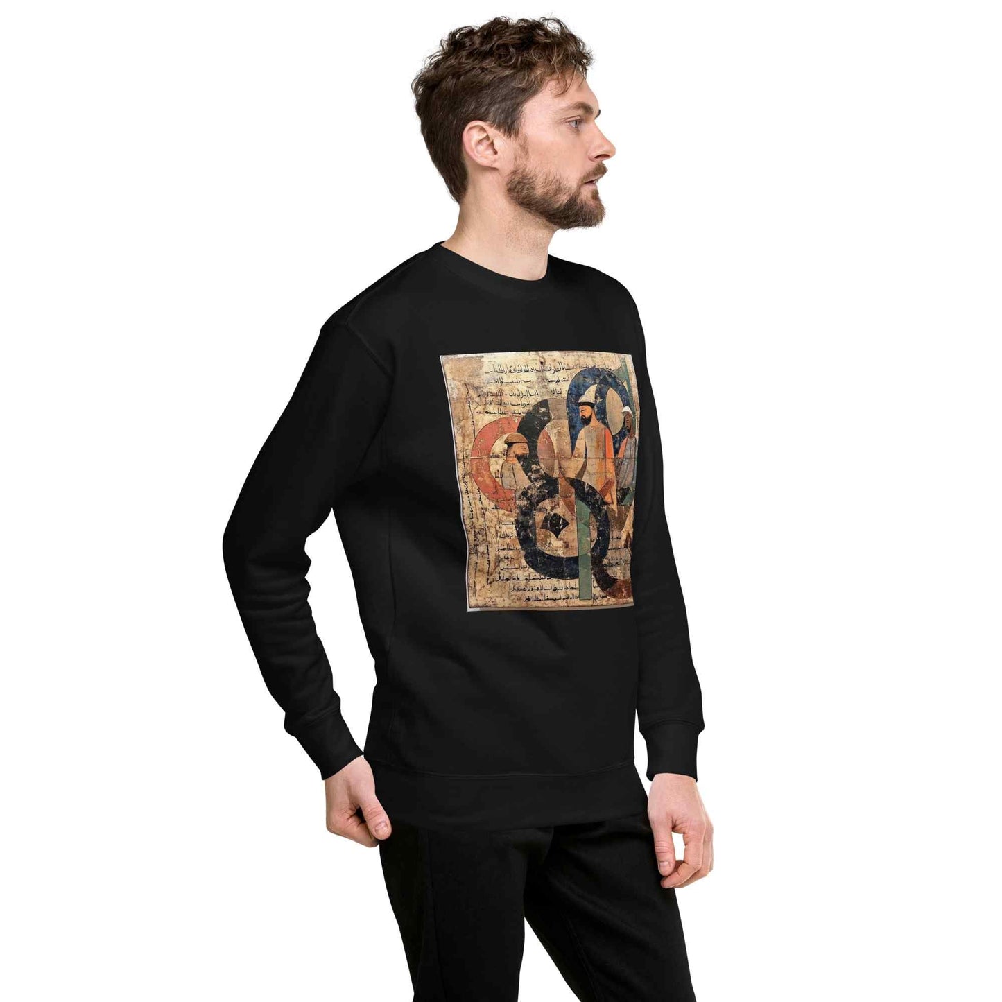 Unisex Premium Sweatshirt — Wearable Art by Ahmed Allawimy art Allawimy art Allawi
