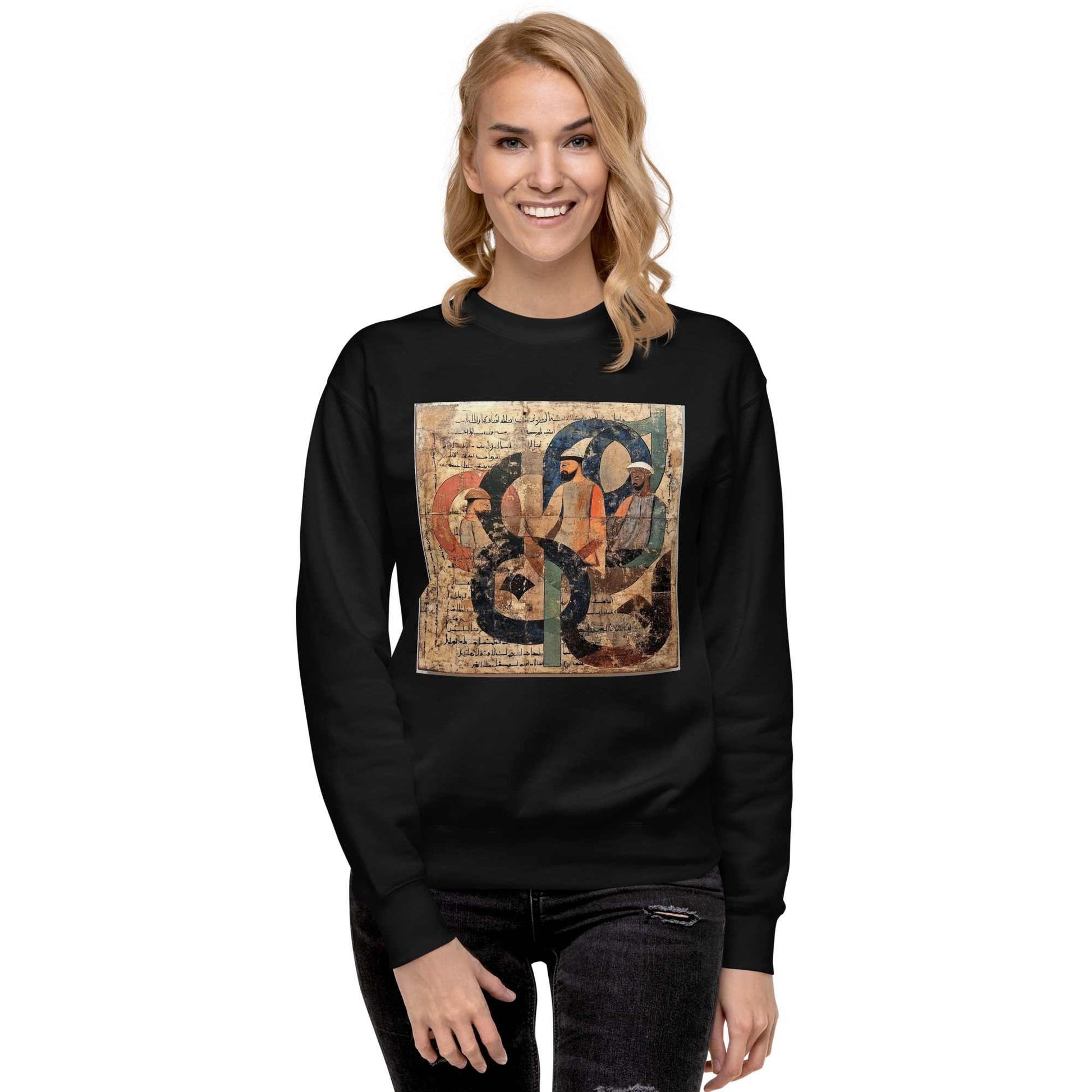 Unisex Premium Sweatshirt — Wearable Art by Ahmed Allawimy art Allawimy art Allawi