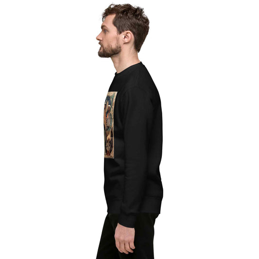 Unisex Premium Sweatshirt — Wearable Art by Ahmed Allawimy art Allawimy art Allawi