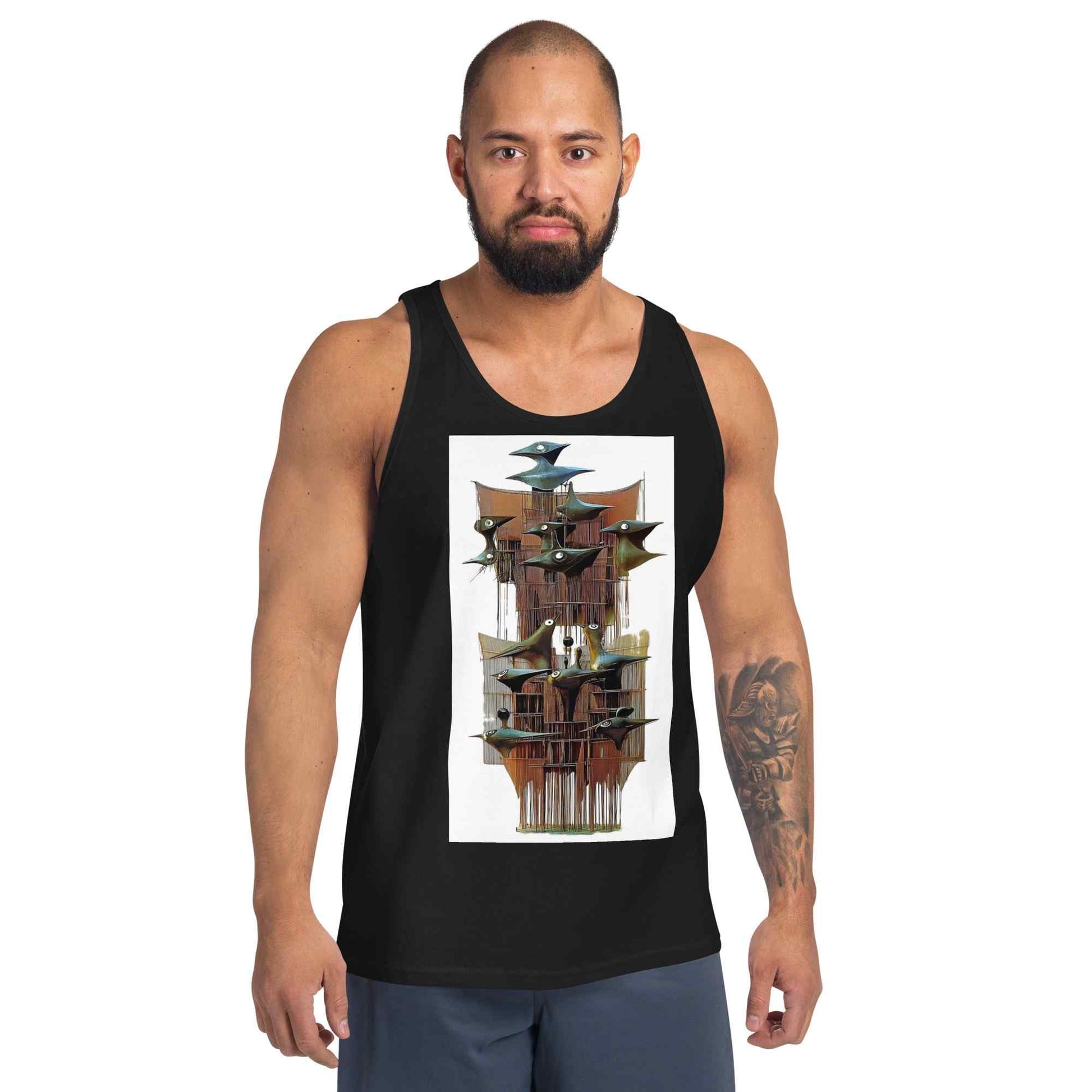 Unisex Staple Tank Top — Wearable Art by Ahmed Allawimy art Allawimy art Allawi