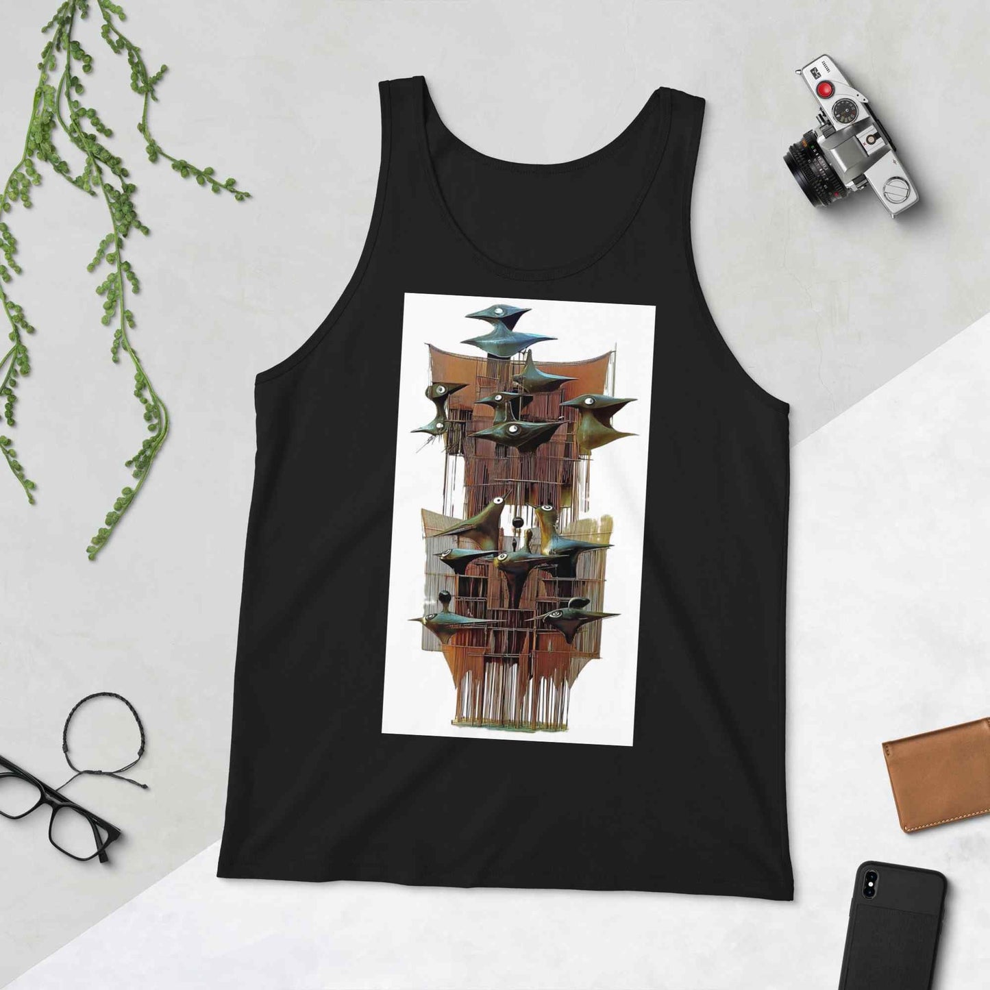 Unisex Staple Tank Top — Wearable Art by Ahmed Allawimy art Allawimy art Allawi