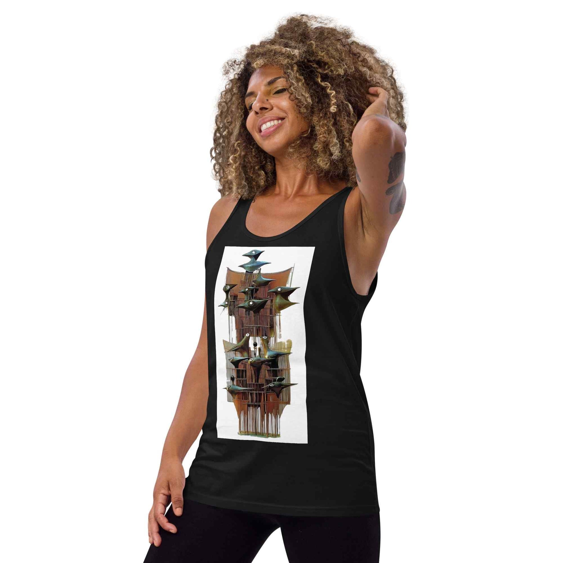 Unisex Staple Tank Top — Wearable Art by Ahmed Allawimy art Allawimy art Allawi