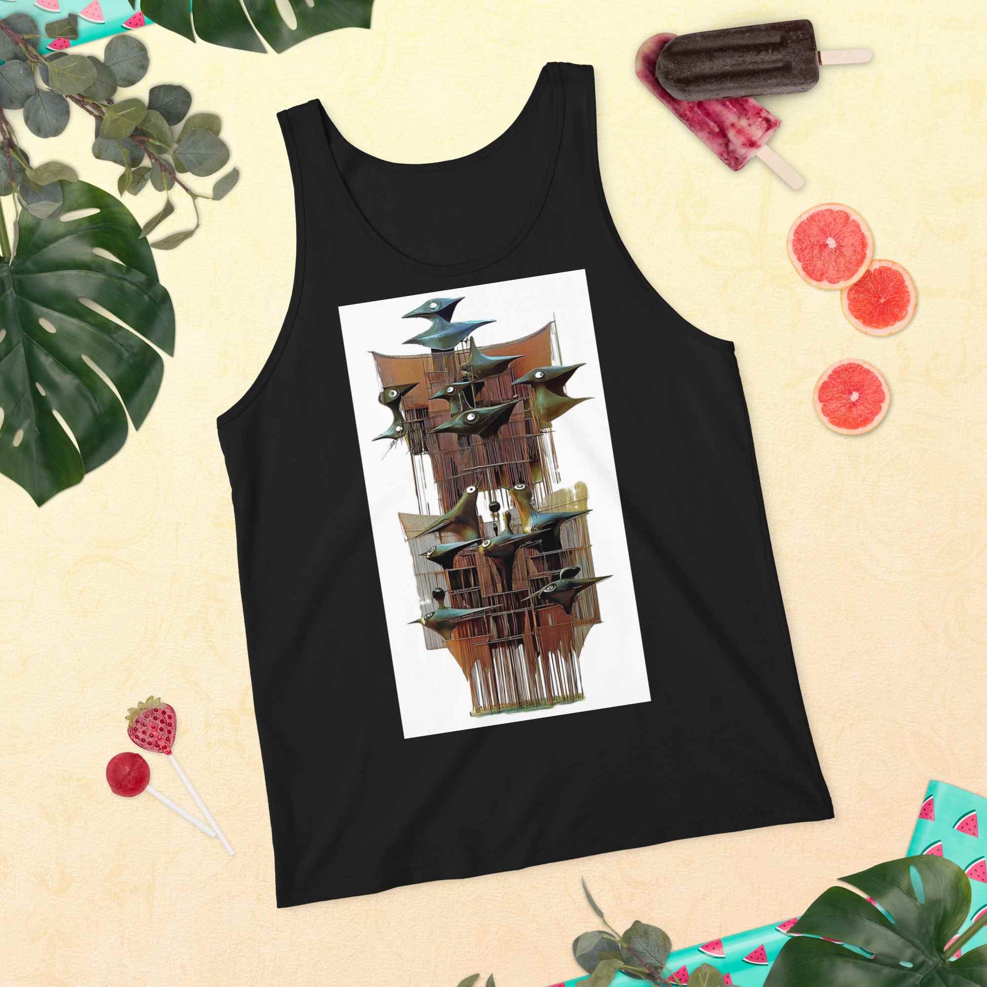 Unisex Staple Tank Top — Wearable Art by Ahmed Allawimy art Allawimy art Allawi