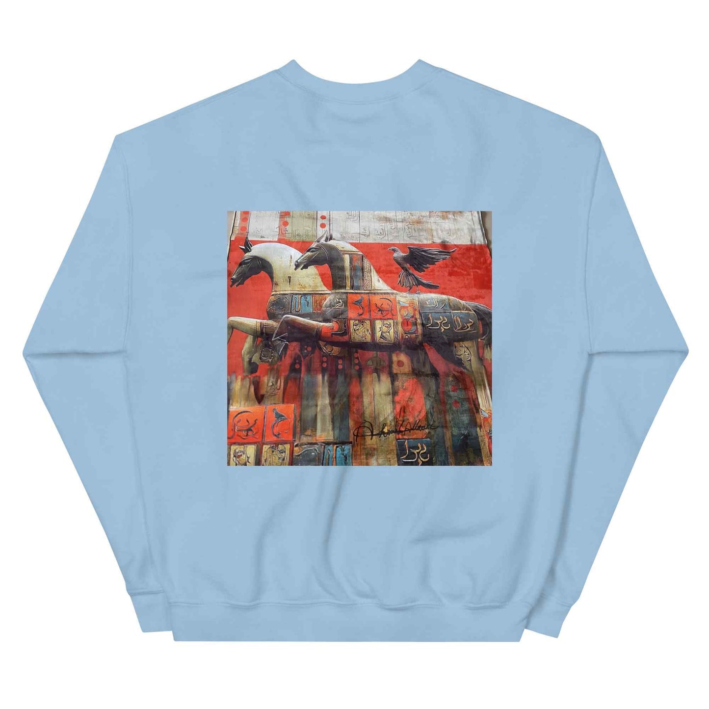 Unisex Sweatshirt — Wearable Art by Ahmed Allawi (Classic Crew)my art Allawimy art Allawi