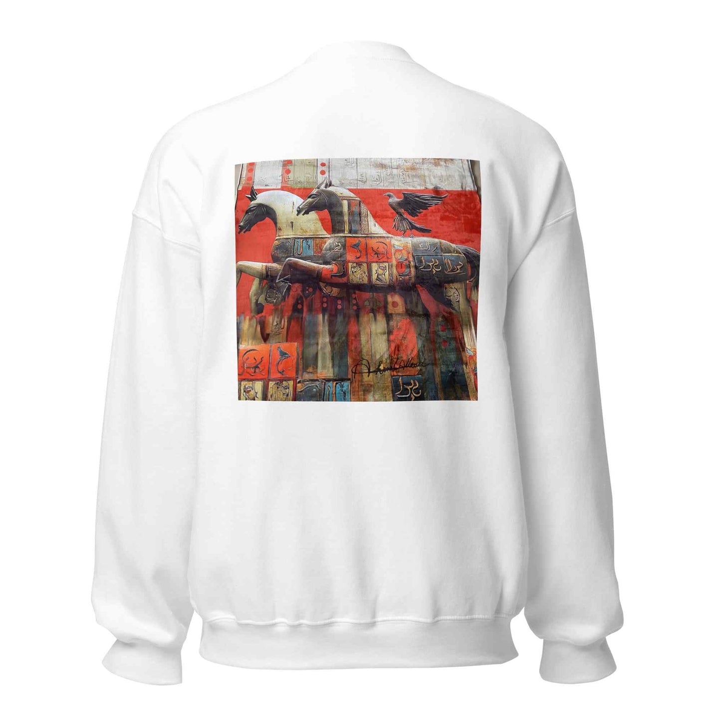 Unisex Sweatshirt — Wearable Art by Ahmed Allawi (Classic Crew)my art Allawimy art Allawi