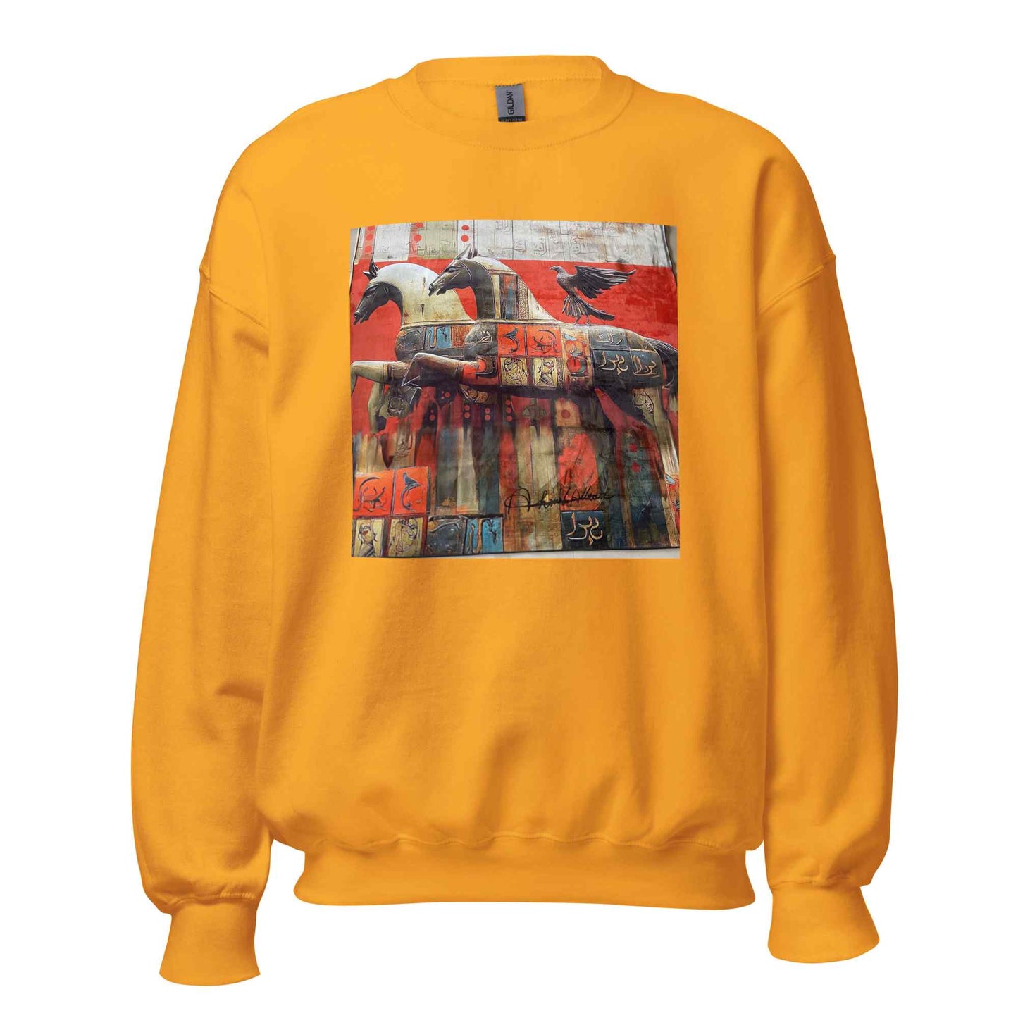 Unisex Sweatshirt — Wearable Art by Ahmed Allawi (Classic Crew)my art Allawimy art Allawi