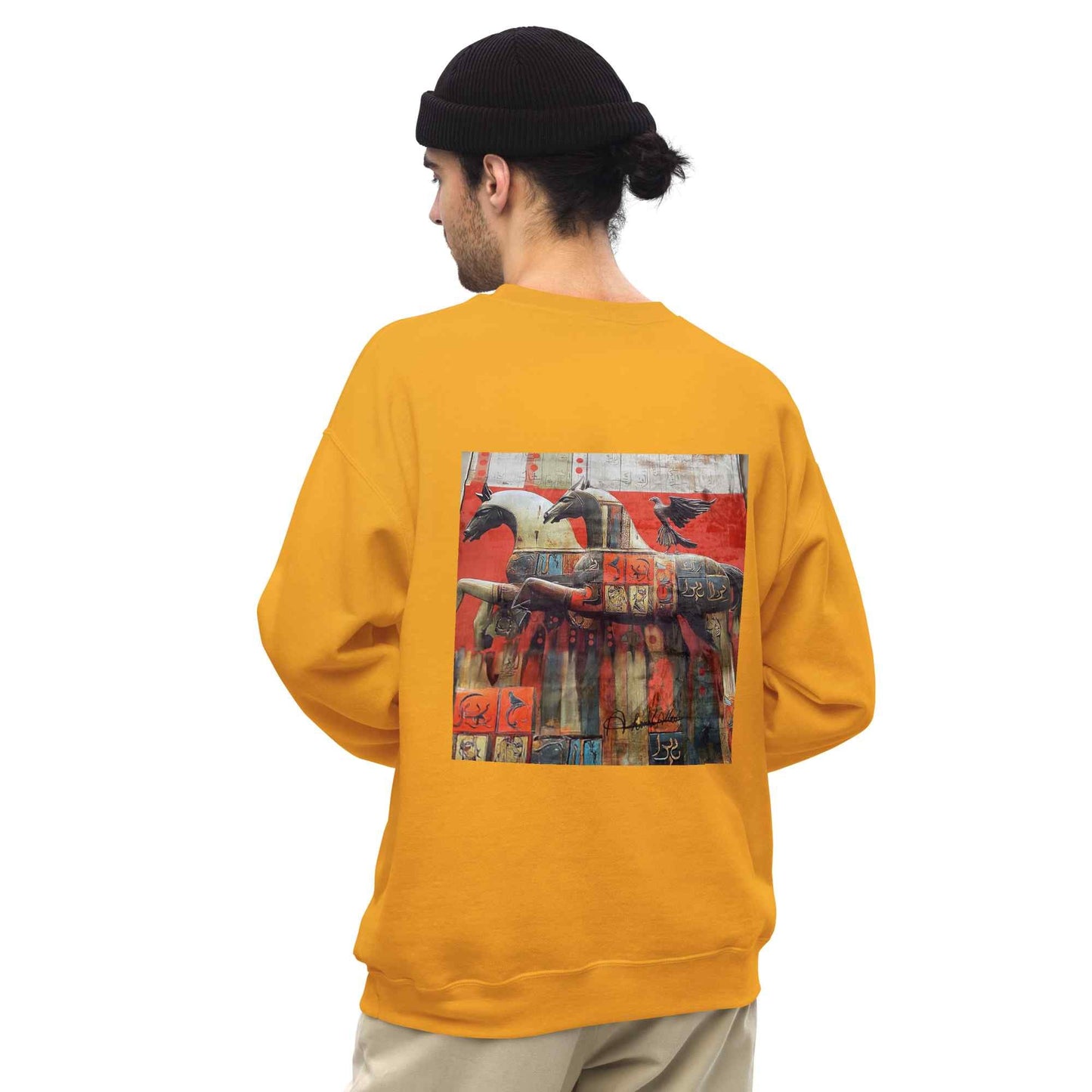 Unisex Sweatshirt — Wearable Art by Ahmed Allawi (Classic Crew)my art Allawimy art Allawi