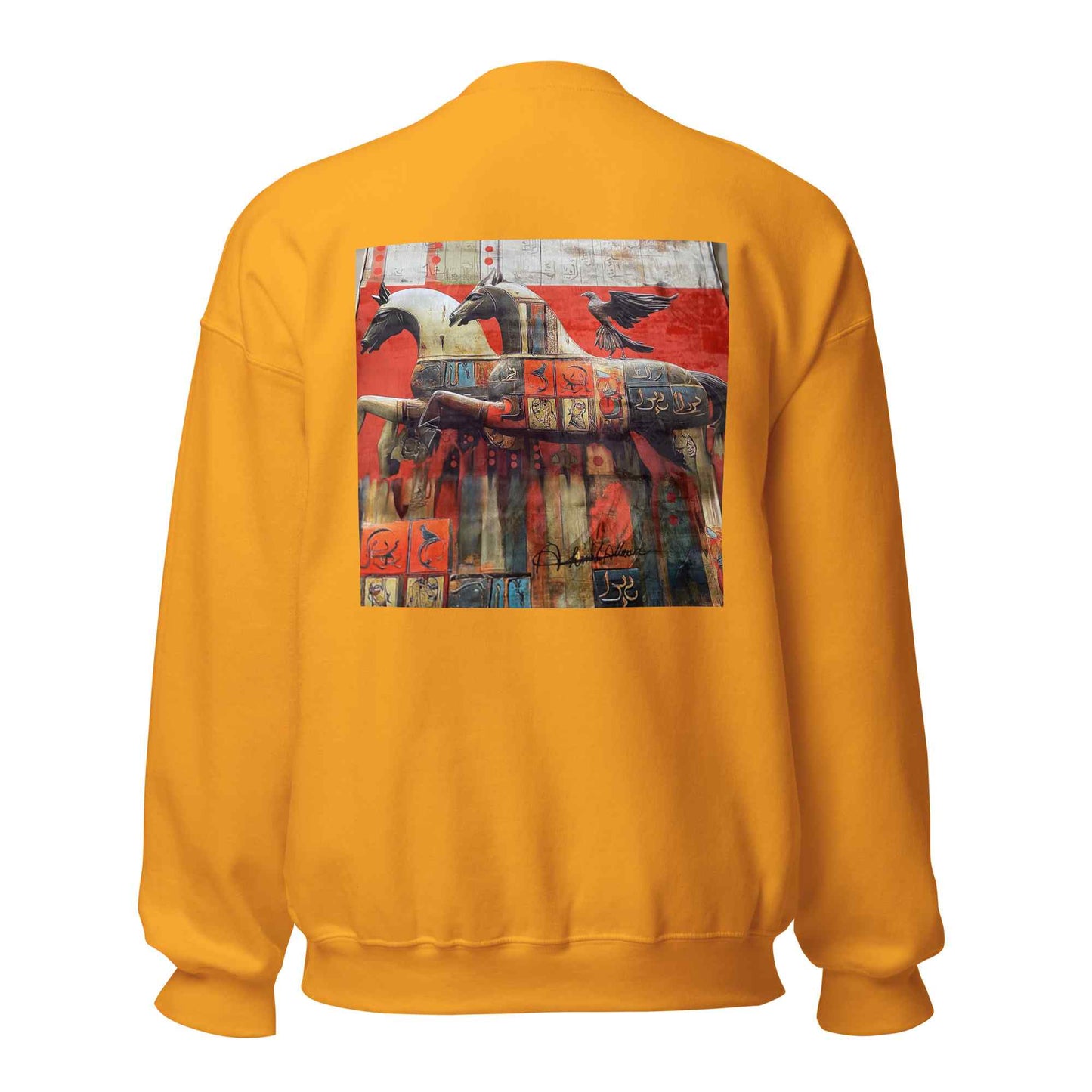 Unisex Sweatshirt — Wearable Art by Ahmed Allawi (Classic Crew)my art Allawimy art Allawi