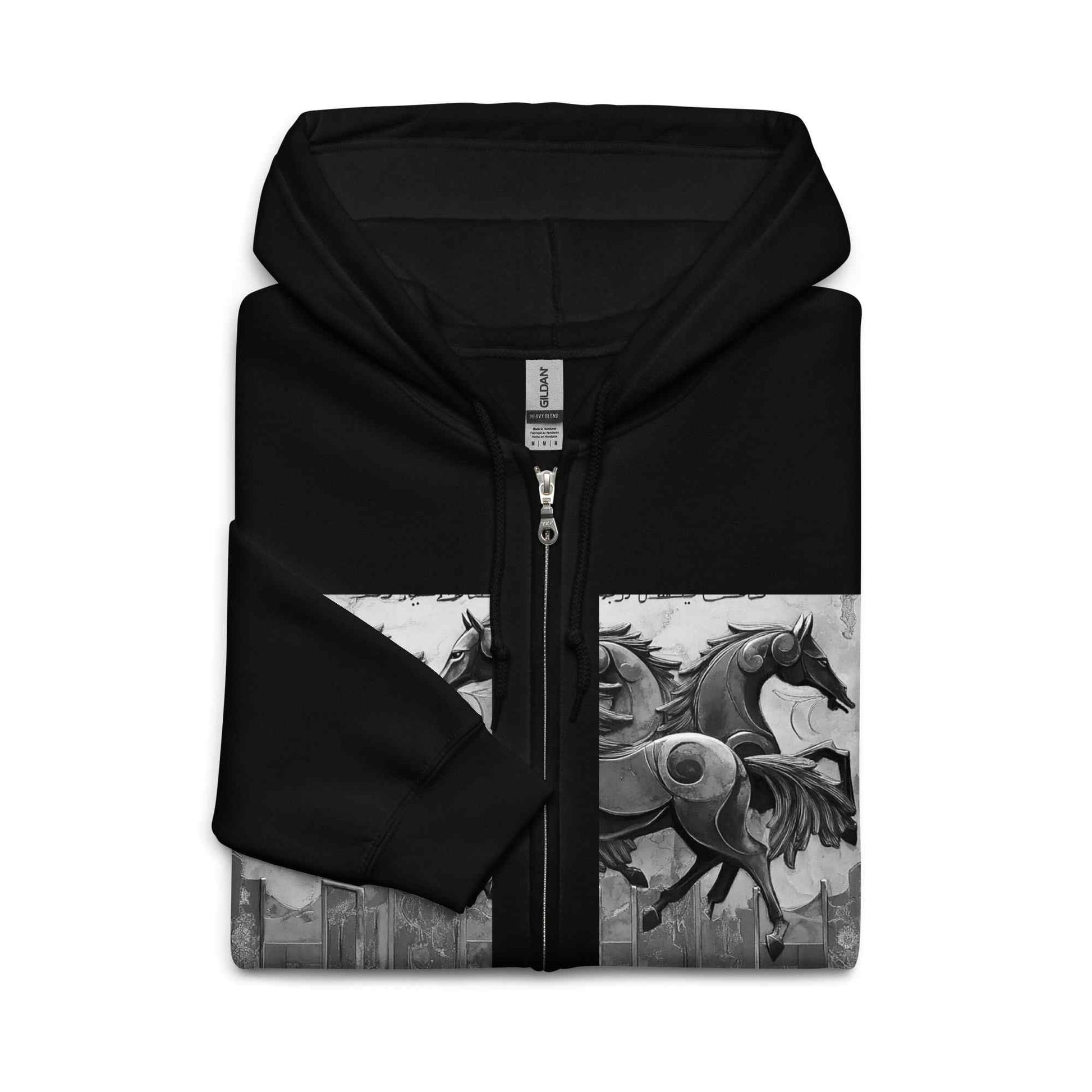 Unisex Zip Hoodie — Wearable Art by Ahmed Allawimy art Allawimy art Allawi