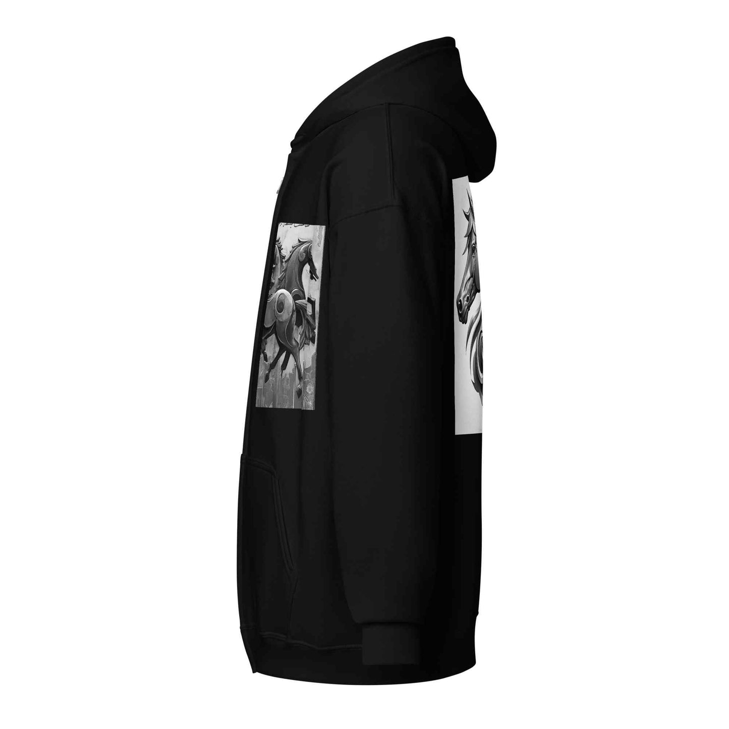Unisex Zip Hoodie — Wearable Art by Ahmed Allawimy art Allawimy art Allawi