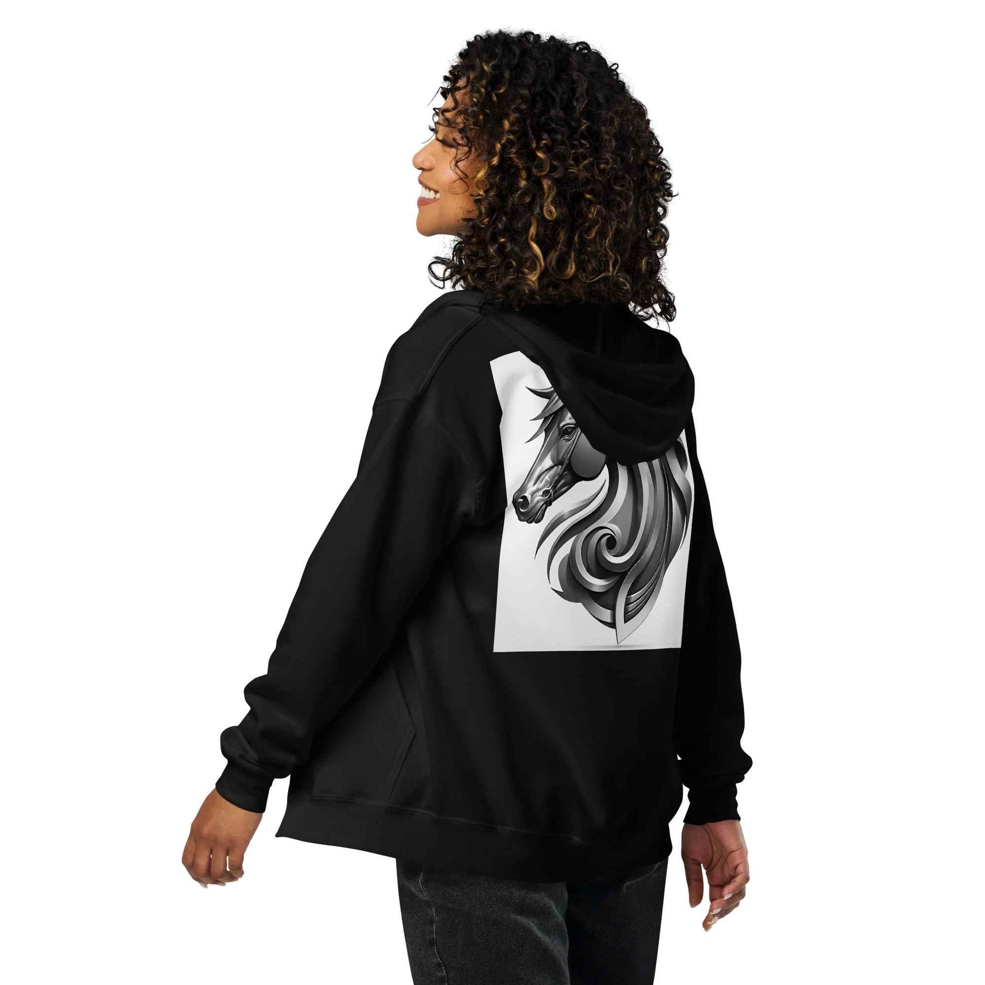 Unisex Zip Hoodie — Wearable Art by Ahmed Allawimy art Allawimy art Allawi