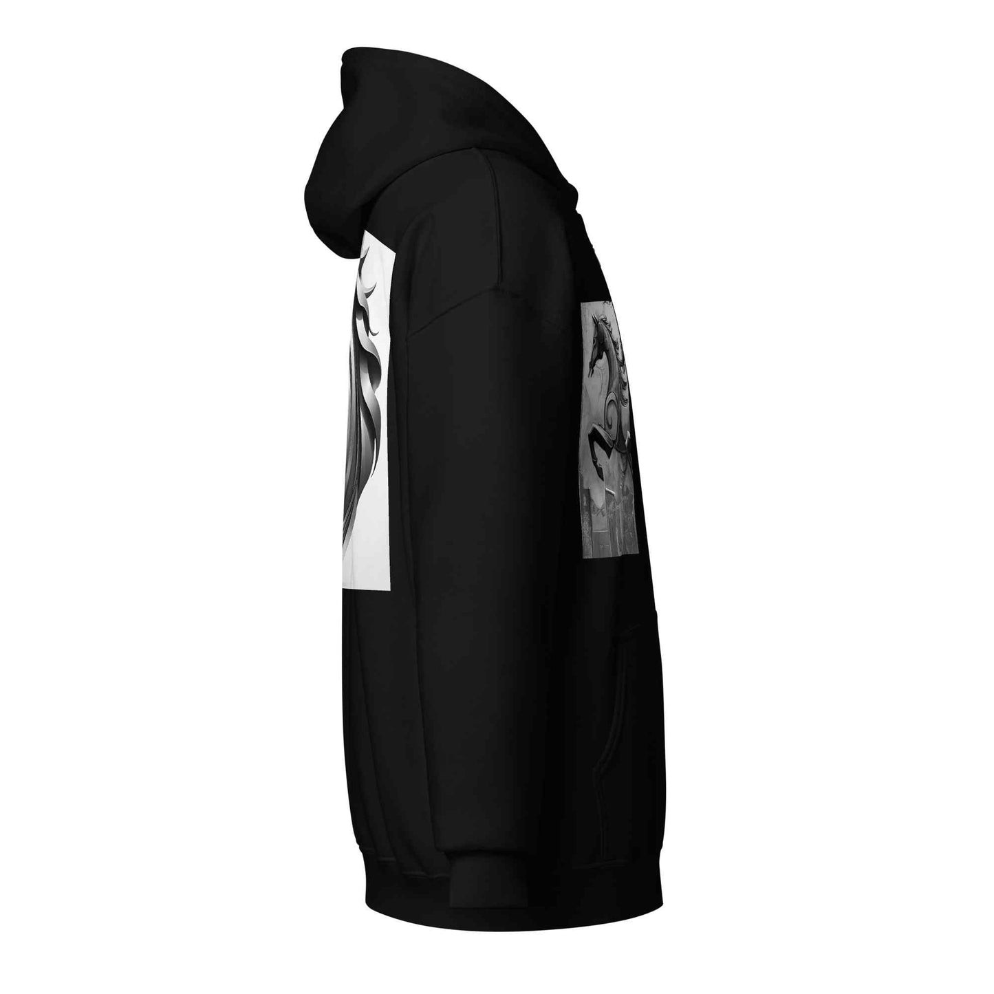 Unisex Zip Hoodie — Wearable Art by Ahmed Allawimy art Allawimy art Allawi