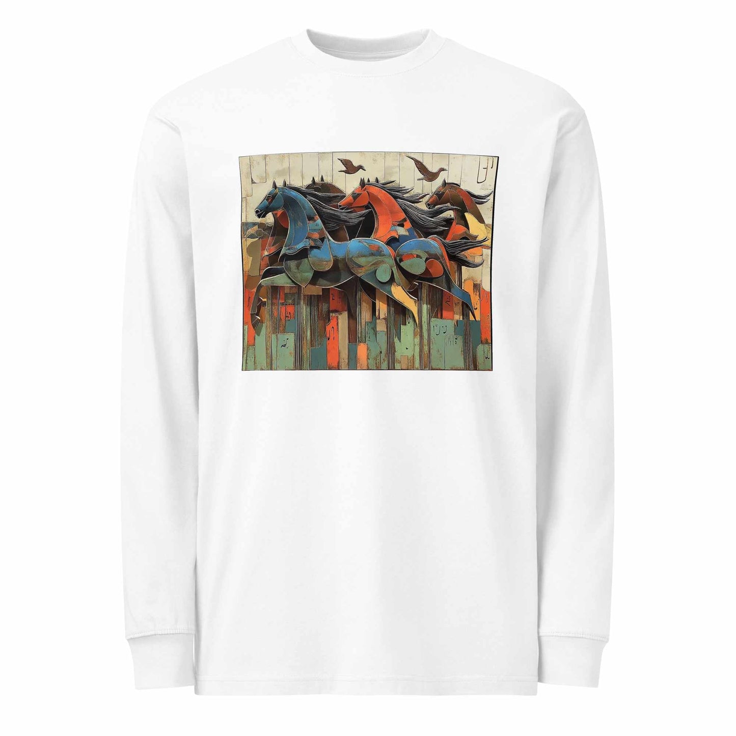 Wearable Art Long Sleeve T-Shirt — my art Allawimy art Allawimy art Allawi