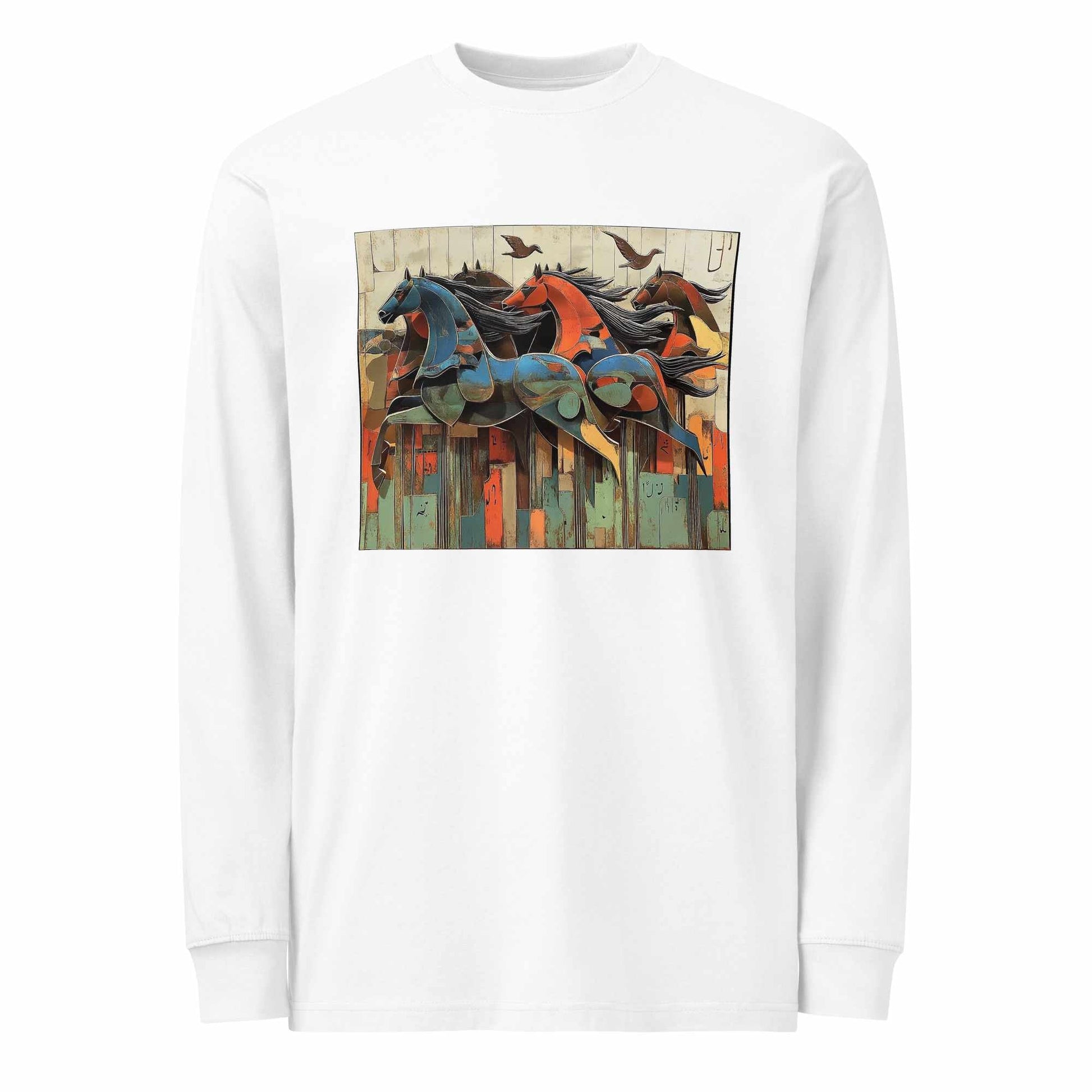 Wearable Art Long Sleeve T-Shirt — my art Allawimy art Allawimy art Allawi