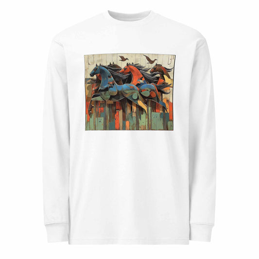 Wearable Art Long Sleeve T-Shirt — my art Allawimy art Allawimy art Allawi
