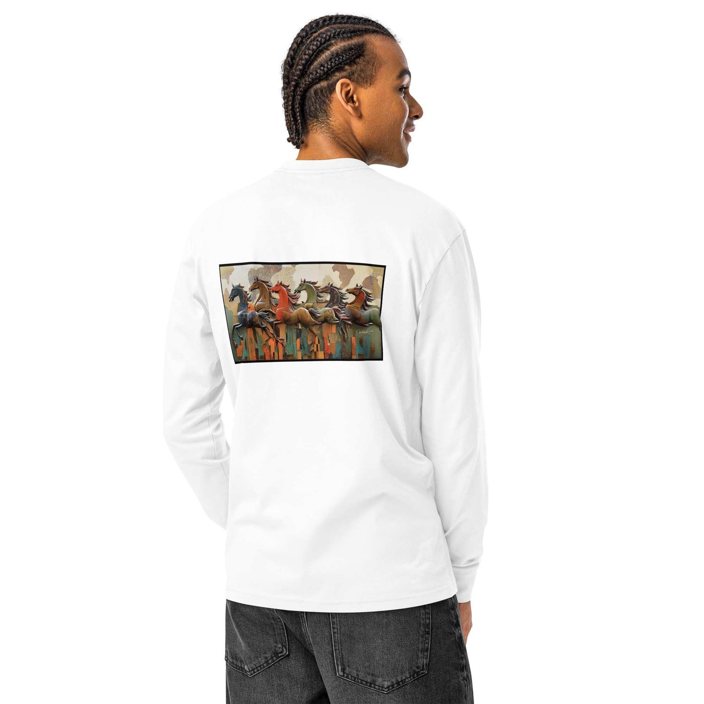 Wearable Art Long Sleeve T-Shirt — my art Allawimy art Allawimy art Allawi