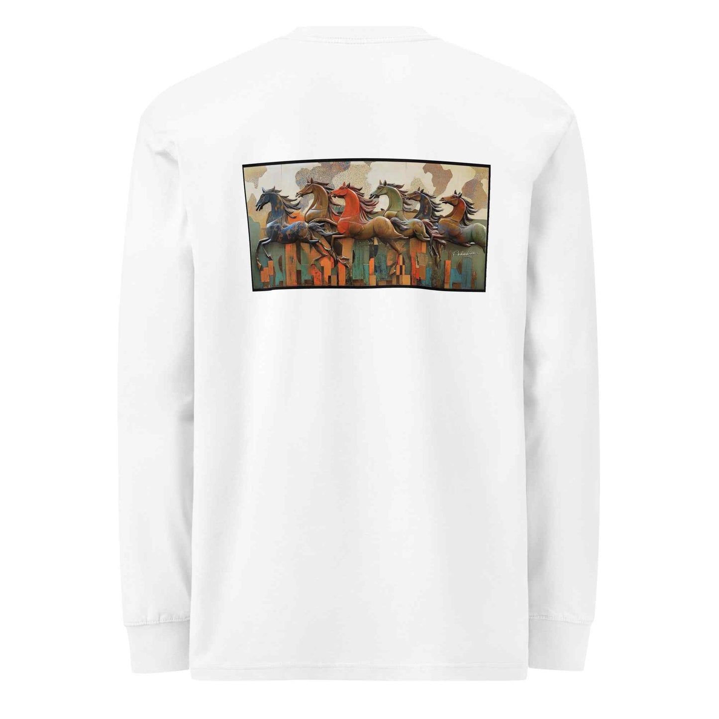 Wearable Art Long Sleeve T-Shirt — my art Allawimy art Allawimy art Allawi