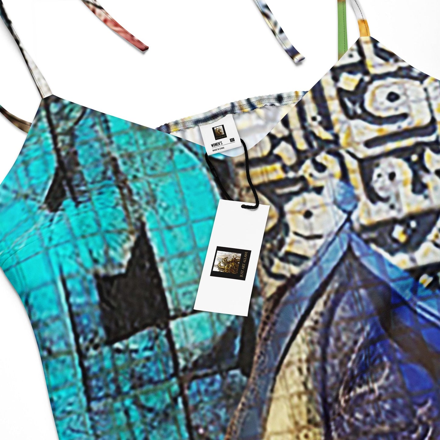 Wearable Art Midi Dress — Arabic Calligraphy Print | Ahmed Allawi Designmy art Allawimy art Allawi