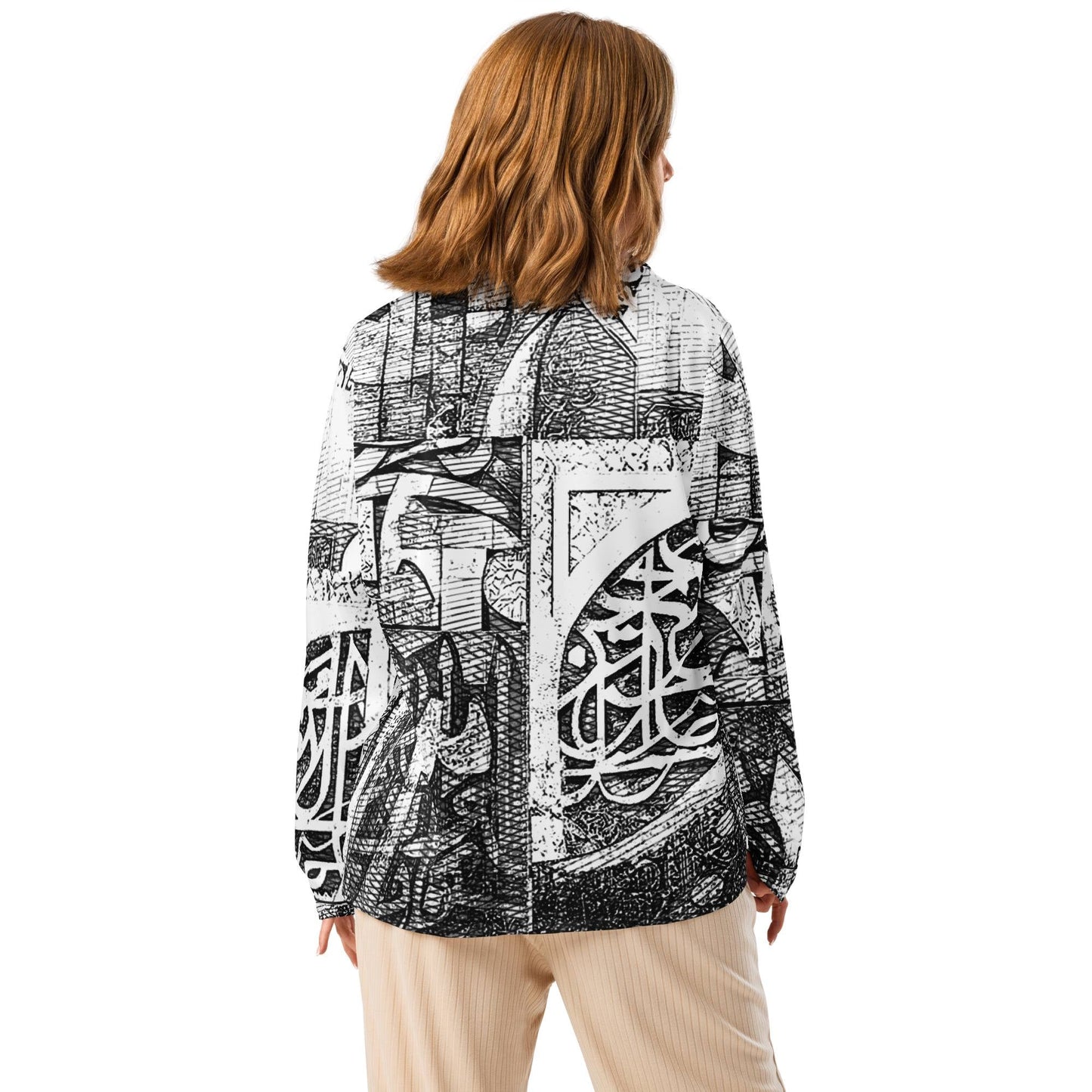 Women's Long Sleeve Pajama Top — Bronze Motif Editionmy art Allawimy art Allawi