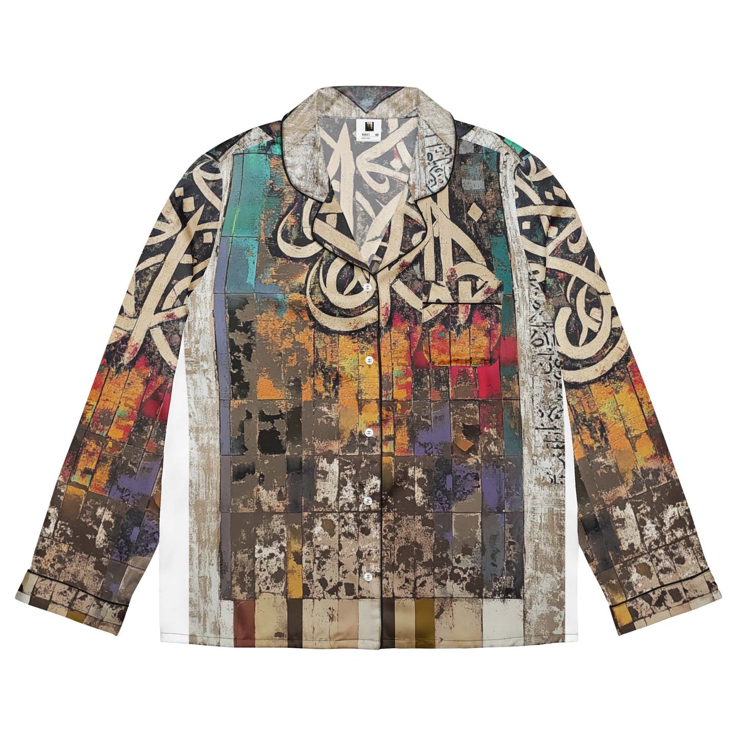 Women's Long Sleeve Pajama Top — Ceramic Motif Editionmy art Allawimy art Allawi