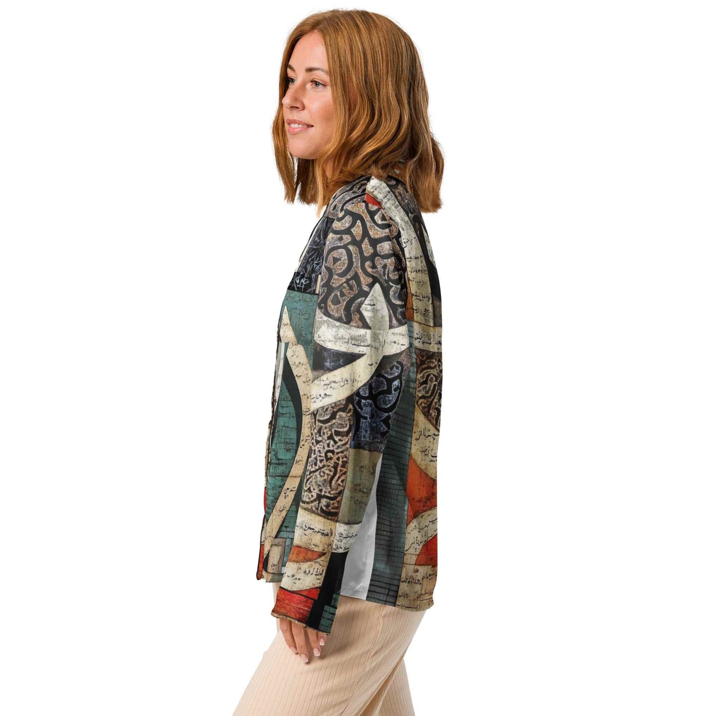 Women's Long Sleeve Pajama Top — Mosaic Editionmy art Allawimy art Allawi