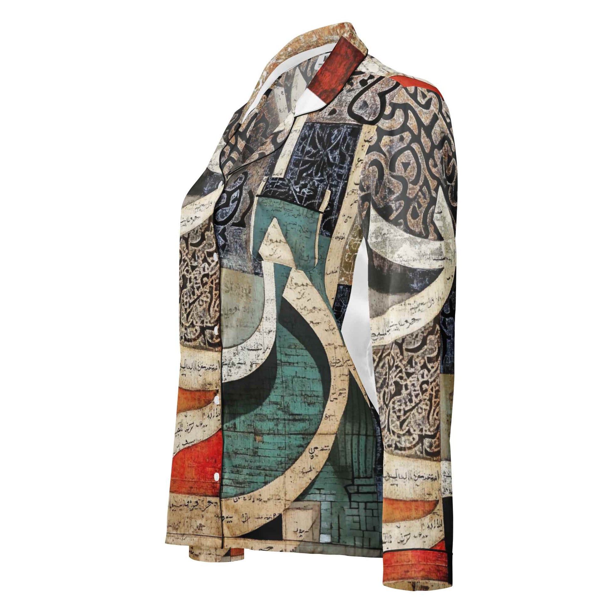 Women's Long Sleeve Pajama Top — Mosaic Editionmy art Allawimy art Allawi