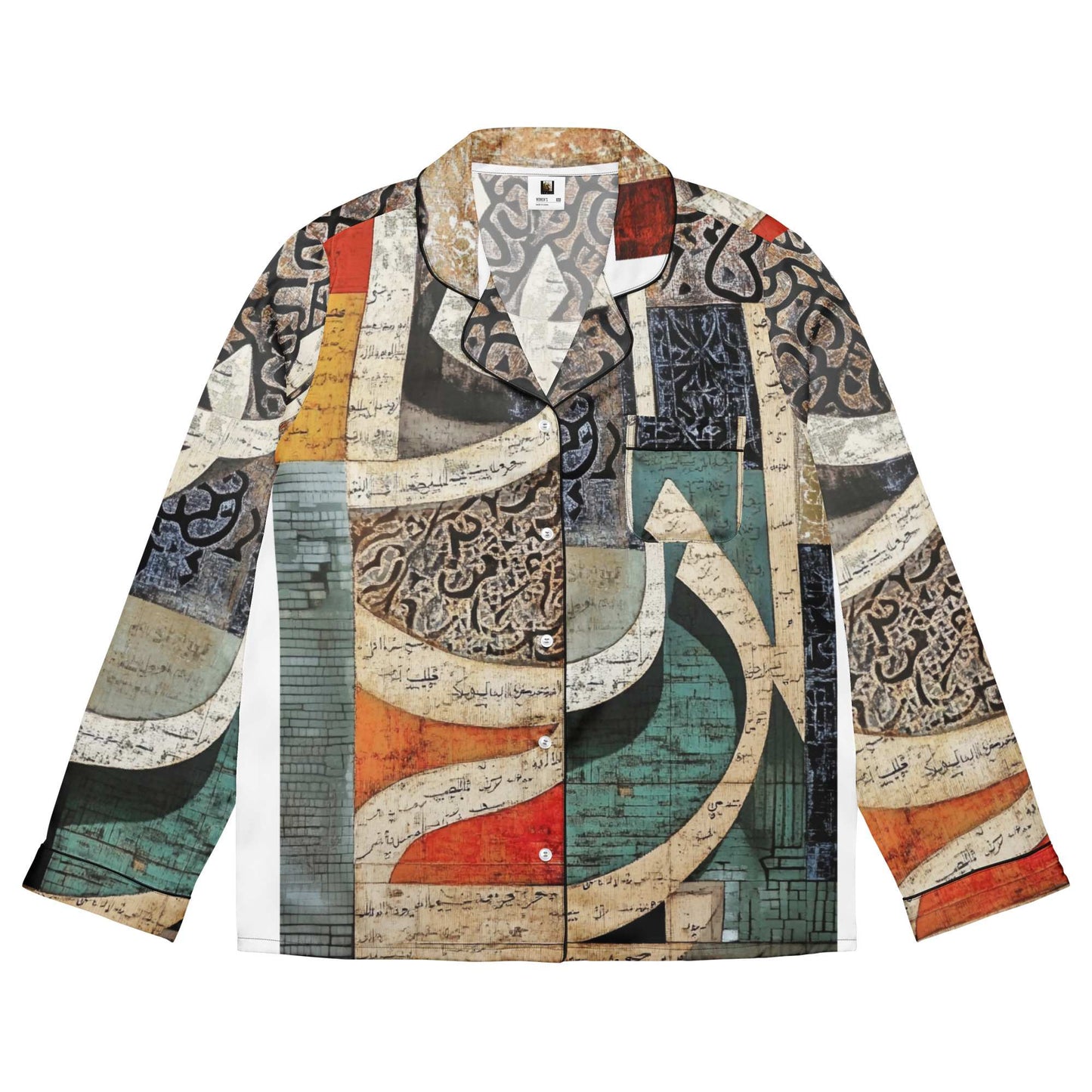 Women's Long Sleeve Pajama Top — Mosaic Editionmy art Allawimy art Allawi