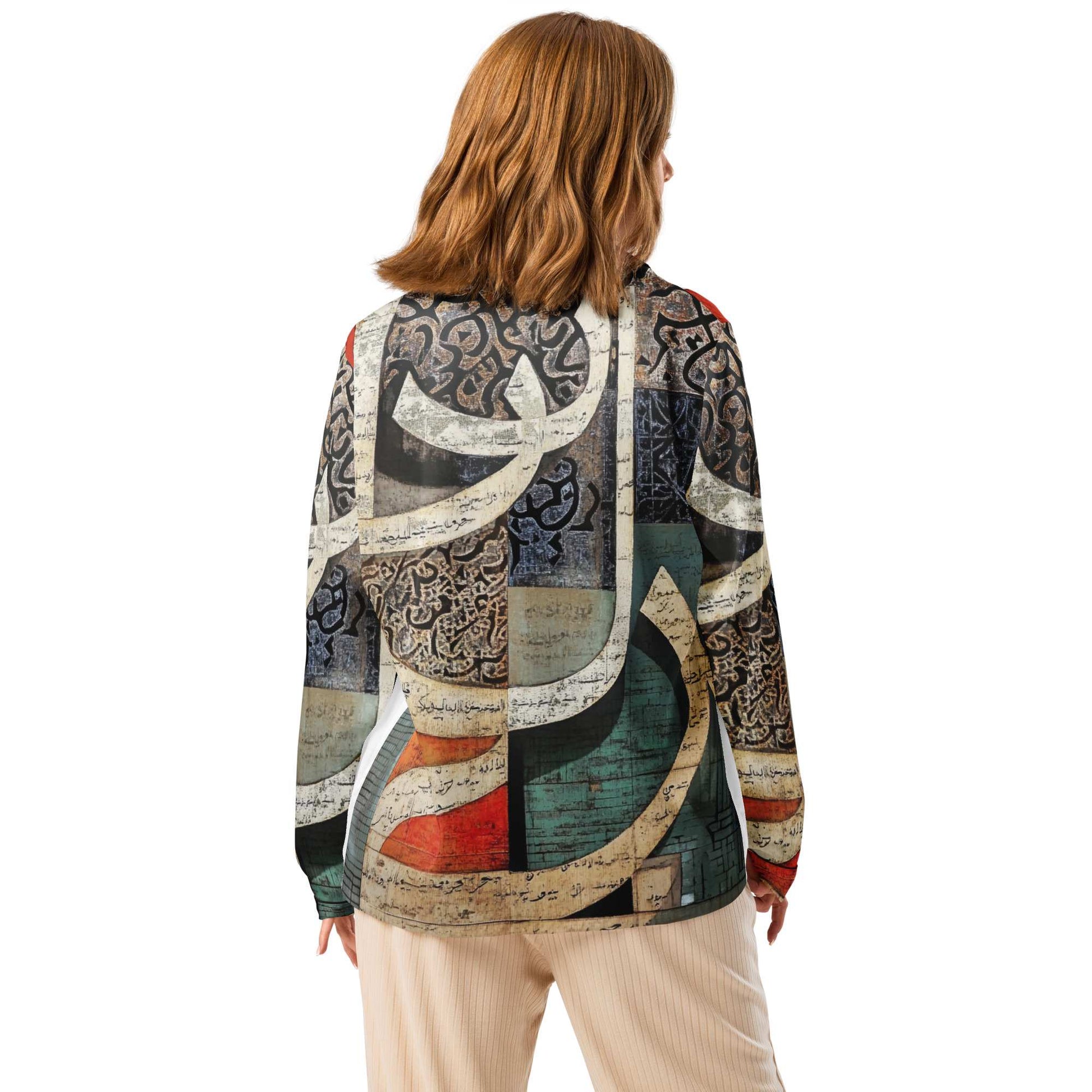 Women's Long Sleeve Pajama Top — Mosaic Editionmy art Allawimy art Allawi