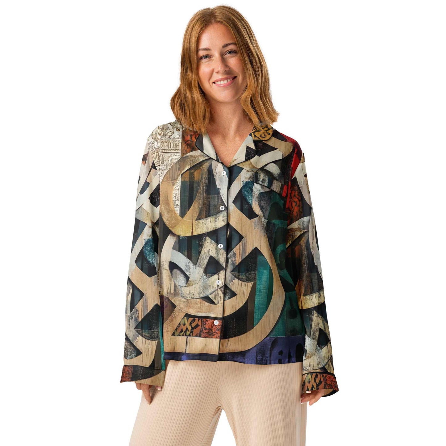 Women's Long Sleeve Pajama Top — Signature Editionmy art Allawimy art Allawi