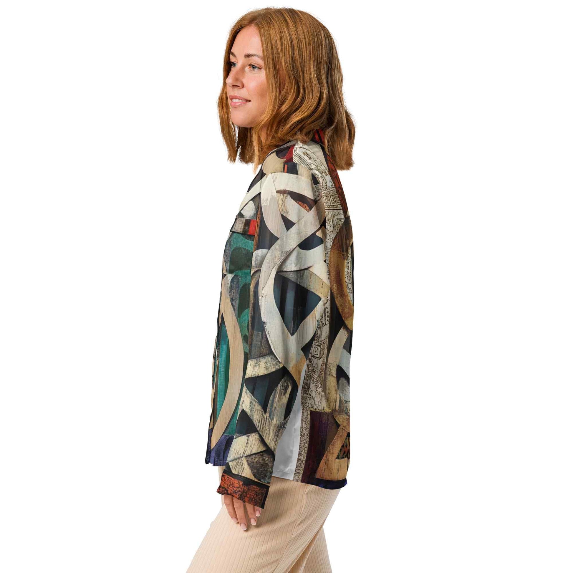 Women's Long Sleeve Pajama Top — Signature Editionmy art Allawimy art Allawi