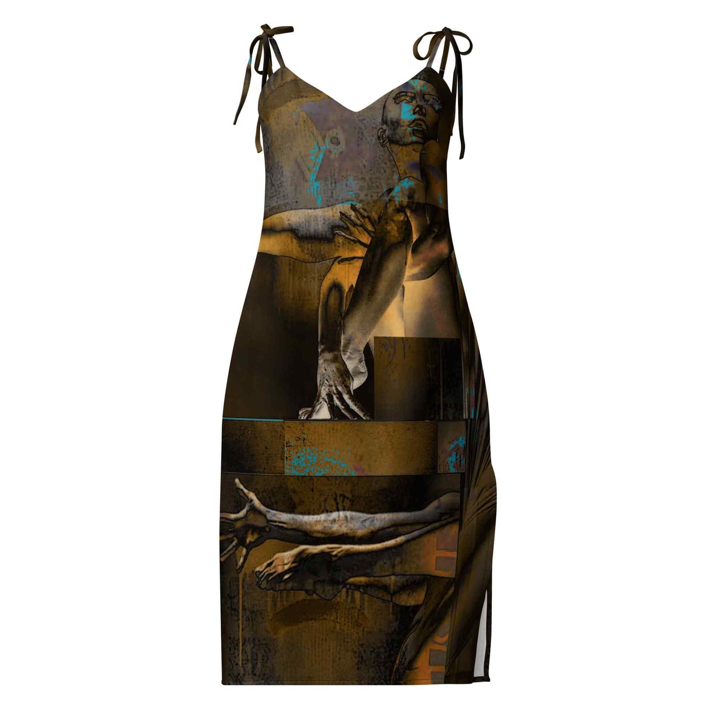Women's Tie-Strap Midi Dress — Just Art Fashion Editionmy art Allawimy art Allawi