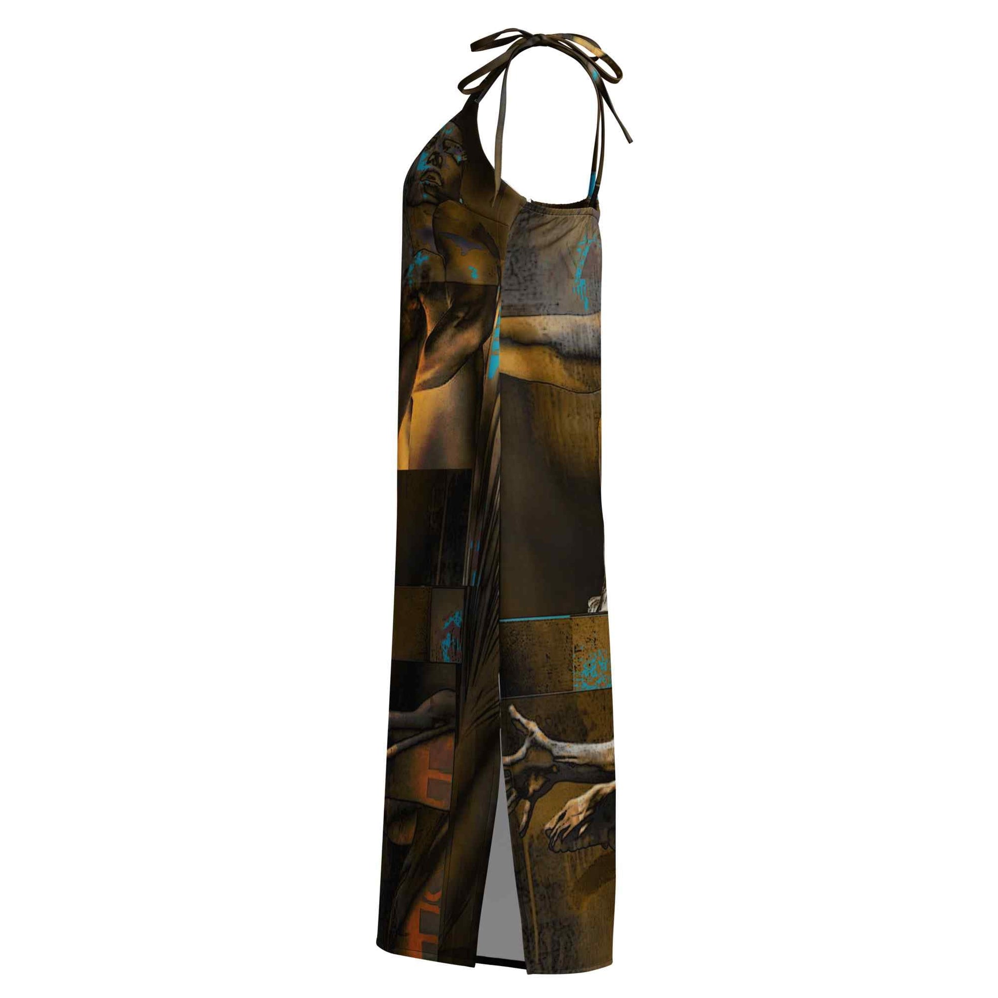Women's Tie-Strap Midi Dress — Just Art Fashion Editionmy art Allawimy art Allawi
