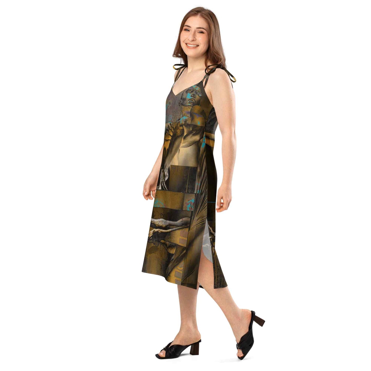Women's Tie-Strap Midi Dress — Just Art Fashion Editionmy art Allawimy art Allawi